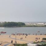 O homem trabalhador, 22 anos, desaparecendo em New York Beach durante um forte trovão