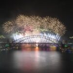 Aussies está trabalhando a pé nos fogos de artifício de primeiro ano de ano novo após a mudança incrédula