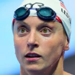 Katie Ledecky entre os quatro ouro do ouro americano Gold no dia 3 para nadar