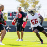 49ers de Tarron Jackson Sepettorits Hospital depois de colidir no campo de treinamento