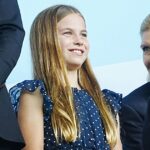Princesa Charlotte chega apenas a um grande Royal após a aparência e William