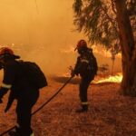 Na Grécia e da Turquia como 42c Weate Heatwave Highkis Wild