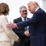 Donald Trump molhado por jogador de foles para humilhar erros