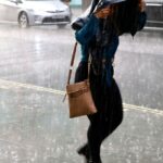Previsão como um muro 742 metros de chuva atinge o Reino Unido por dias