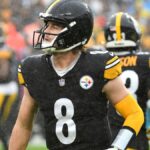Ex-Stephers QB Kenny Pickett Campang em Brown Aid