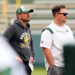 Brian Gutekunst, Matt Lafleur para conhecer a mídia antes do exercício pela primeira vez