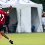 Quais pontos jogarão características importantes que visualizam a competição de Indianapolis Commory QB?