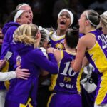 Rickea Jackson encontra uma sessão de jogos esportivos para Spark em Nova York