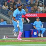 Vladimir Guerrero Jr. teve 7 palavras depois de Jays Blue History of Jays Win Win Win Win sobre Tigers