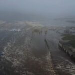Pertershocks fortes apareceram na Rússia após o terremoto