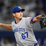 Kansas City Royals Bride Royals e arremessador Seth