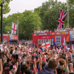 As fotos mostram milhares de mil jogadores que celebram o povo europeu europeu em Londres